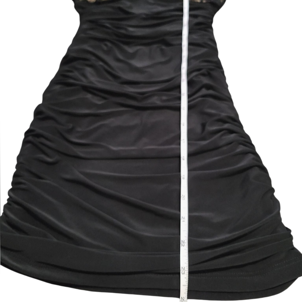FOREVER 21 Strapless Lace Ruched Bodycon S - Picture 6 of 8